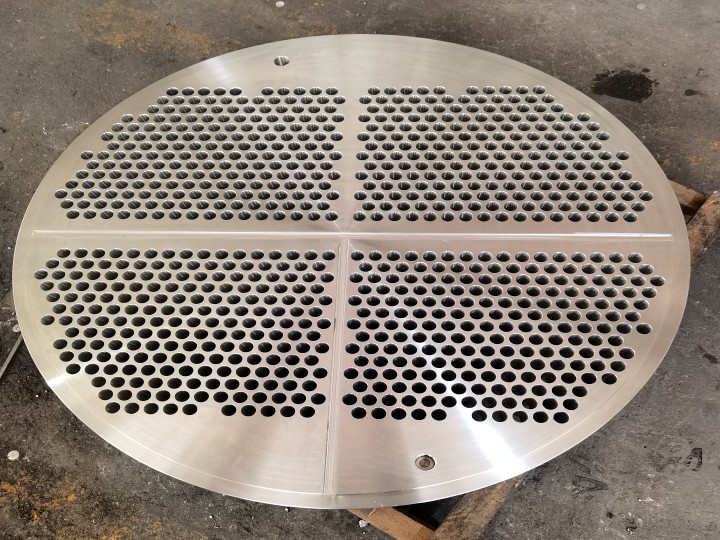 316L加热器牢靠管板法兰